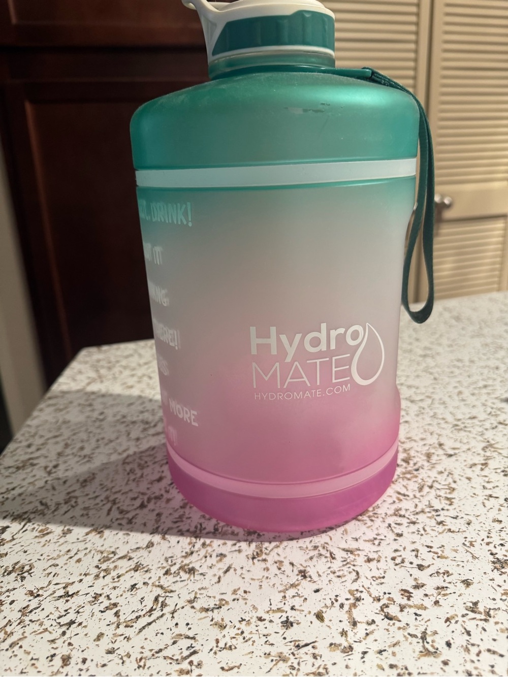 Ombre Green to Pink Water Bottle - Women's Bath & Body Accessory